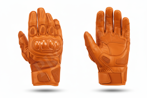 Gants de moto robustes en matériau personnalisé, protection des articulations renforcée, respirants, antidérapants, gants de moto à doigts entiers - Product Image 5