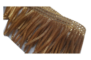 Fournisseurs et fabricants de franges en fils de métal, franges en fils d'or et d'argent, fournisseur fiable - Product Image 3