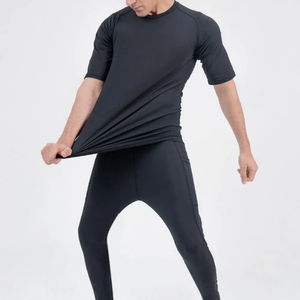 เสื้อยืดแขนยาวผู้ชาย ผ้าฝ้าย 100% คุณภาพสูง ป้องกันรอยยับ สวมใส่สบาย คอกลม เสื้อแขนยาว - Product Image 1