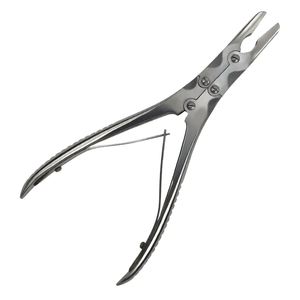 Beyer - Instrumento Quirúrgico Ortopédico y Dental para Cortar Huesos, Tipo Rongeur, 7 Pulgadas, Mandíbulas Rectas, 3.5 mm de Ancho, Acero Inoxidable - Product Image 1