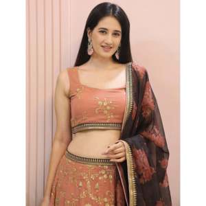 Alluring Pink Georgette Sequins Event Wear Lehenga Choli for Women - Product Image 4