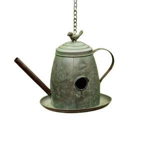 Moderna Casetas para Pájaros de Metal Hechas a Mano, Decoración Elegante para Jardín y Hogar, Disponibles en Tamaños Pequeños y Grandes, Artículos Sólidos para Mascotas - Product Image 5