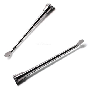 Cureta Quirúrgica Dental WPS de Acero Inoxidable con Puntas Anguladas Dentadas, Instrumento Ergonómico Moleteado para Desbridamiento Periodontal - Product Image 3