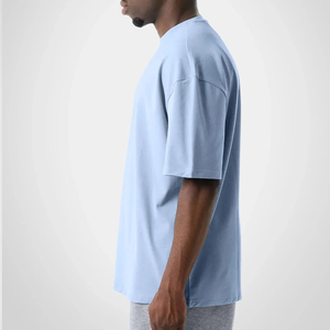 Camiseta Oversize de Hombre con Hombros Caídos, Cómoda, de Algodón Suave, Ajuste Holgado, Ropa Casual de Moda para Hombre - Product Image 2