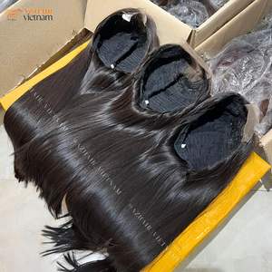 Perruque longue HD lisse 100% cheveux humains vietnamiens Extensions blondes noires brunes Livraison rapide Prix bas - Product Image 3