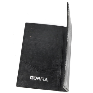 Custom Luxury Men's Business PU Leather Black Ultra Thin Card <b>Holder</b> Wallet Organizer for Receipts Checks Credit Cards - Product Image 2