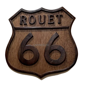 Plaques murales en bois artisanales en intarsia, décoration intérieure, affichage des logos des clubs de football, fabriquées en usine au Vietnam, bon prix - Product Image 5