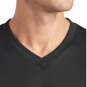 Maillot de football à col en V pour homme, manches courtes, épaules tombantes, maillots de lacrosse sublimés pour homme - Product Image 5