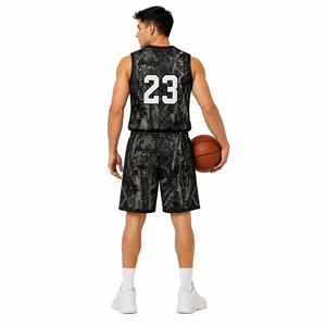 Uniforme de Baloncesto Profesional Personalizado con Sublimación, Conjunto Deportivo sin Mangas con Tela que Absorbe la Humedad - Product Image 3