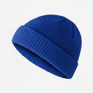 Fashion Autumn Winter Unisex Acrylic Striped Appliques Embroidery Beanie <b>Hat</b> - Product Image 4
