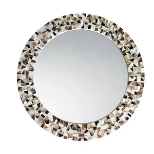 Wall <b>Mirror</b> with Wooden Frame Perfect for Living Room Bedroom Office Decor - Product Image 1