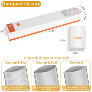 Machine de mise sous vide électrique automatique pour la maison, système de scellage rapide pour la conservation des aliments - Product Image 4