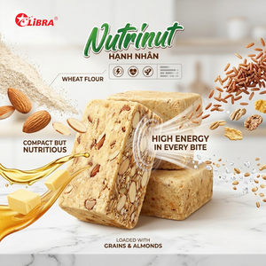 Galleta Energética Nutritiva con Granos y Almendras, Snack Saludable 195g, ODM, Venta al por Mayor, Directo de Fábrica en Vietnam - Product Image 1