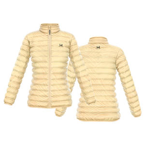 Veste matelassée zippée personnalisée pour femme, coupe classique, en coton et polyester, imperméable, coupe-vent et respirante - Product Image 4