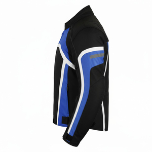 Chaqueta de Cuero para Motocicleta, Unisex, Tallas Grandes, Transpirable, Impermeable, Corte Regular, Estilo Urbano, Cuello Redondo, con Diseño Personalizado - Product Image 4
