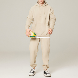 Ensemble de survêtement personnalisé avec logo, sweat à capuche zippé et pantalon de jogging, respirant et à séchage rapide, pour hommes et femmes - Product Image 6
