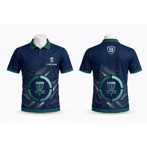 เสื้อดิสก์กอล์ฟ โลโก้สั่งทำได้ แห้งเร็ว สวมใส่สบาย ระบายอากาศดี ชุดทีมสำหรับฝึกซ้อมและแข่งขันดิสก์กอล์ฟ น้ำหนักเบา รับผลิตแบบ OEM ODM - Product Image 1