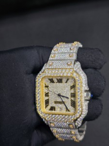 นาฬิกาข้อมือทรงเหลี่ยมคุณภาพดีที่สุดสำหรับผู้ชาย สายสแตนเลส สตีล ระบบออโตเมติก เหมาะสำหรับใส่ทำงาน - Product Image 3