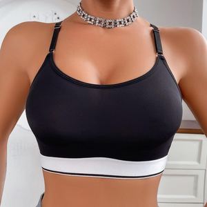 Backless Sports Bra Buttery Soft Workout Tops With Removable <b>Padded</b> Yoga Training Bras Strappy Going Out Top - Product Image 2