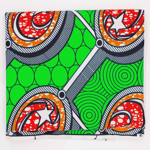 Traditional African Ankara Wax Print Cotton Fabric for Clothing Crafts Sewing and Fashion by Hitjem Export Island Supplier - Product Image 1