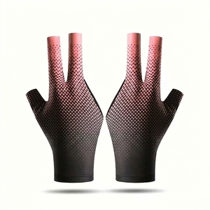 Guantes Profesionales de Billar con Dedos Descubiertos, Transpirables, de Tres Dedos, para Snooker, Mano Derecha, Tipo Mariposa, Unisex - Product Image 2