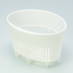 Bidone dei rifiuti alimentari bianchi Inomata - Product Image 1