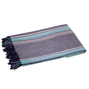 Serviettes de plage Fouta rayées de qualité supérieure, design moderne, personnalisables et avec logo, pour les fournisseurs de plage en Inde - Product Image 2