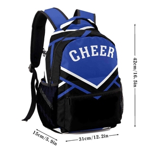 Sac à dos léger rose pailleté avec fermeture éclair style sport brillant arc-en-ciel et système de transport à sangles pour l'école (unisexe) - Product Image 3