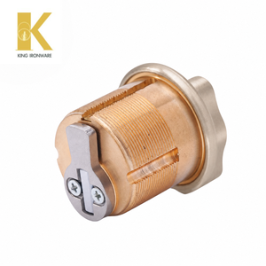 Manija de giro o opción de giro ADA de acero inoxidable satinado y latón de 28 mm para seguridad de puertas de edificios comerciales - Product Image 4