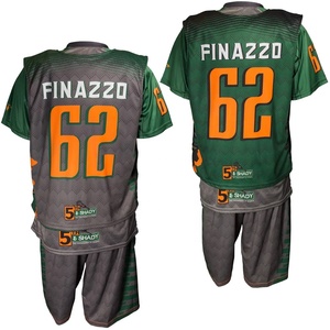 Nouvel ensemble d'uniforme de crosse 100% Polyester, short avec chemises sans manches, séchage rapide, uniforme de crosse respirant - Product Image 2