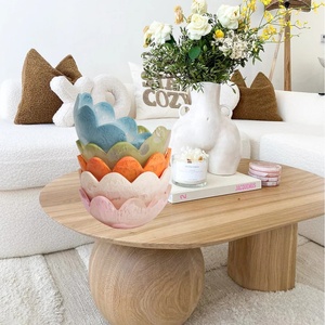 Bol de service en résine polie fait main de qualité supérieure, design artistique unique, décoration moderne pour la maison, écologique, durable, pour les fêtes, Artizon Studio - Product Image 1