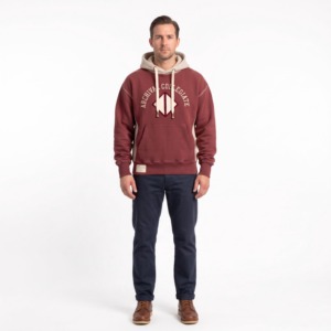 Sudadera con Capucha y Cremallera Unisex de Algodón Sólido French Terry, Corte Regular, Casual, Invierno, Ecológica, Estilo Universitario - Product Image 5