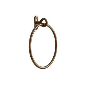Anneau porte-serviettes rond moderne en aluminium avec fixation murale robuste pour serviettes de cuisine et serviettes de bain - Product Image 3