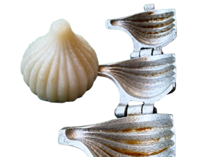 Molde de Aluminio Modak para Dulces Tradicionales Indios, Molde de Cocina Portátil Modelo ZE417 con Acabado Mate para Festividades - Product Image 5