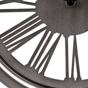 Elegant Silver Finished Analog <b>Clock</b> Stylish Timepiece Perfect For Study Desk Library Reception Decor And Gifting Item - Product Image 5