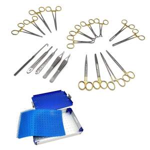 Juego de Instrumentos Quirúrgicos para Tejidos Blandos, Kit de Instrumentos Quirúrgicos Reutilizables de Acero Inoxidable de Primera Calidad para Cirugía General Hospitalaria - Product Image 1