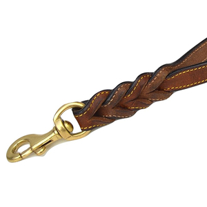 Laisse pour chien en cuir léger faite à la main, réglable, écologique, personnalisée, en cuir véritable - Product Image 5