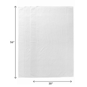 Ensemble de serviettes en coton à motifs géométriques, rectangulaires, jacquard, doux pour la peau, pour usage domestique - Product Image 5