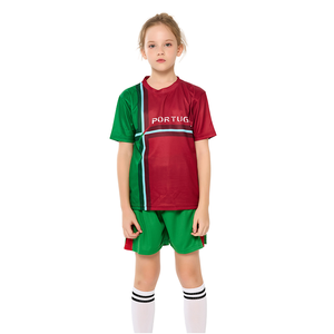 OEM 2026 Custom Summer Short Sleeve Soccer Jersey 100% <b>Polyester</b> Quick Dry Football Uniform - Product Image 4