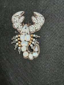 High-End Custom YC Luxury Rectangle Beads 3D Fabric Embroidered Pin-On Animal <b>Patches</b> for Clothing & <b>Backpacks</b> - Product Image 4