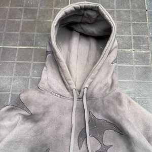 Unisex Customized Front Logo Autumn Oversized Acid Washed 420g Polyester/Cotton Lined Eco-Friendly Windproof Zip-Up Hoodie - Product Image 2