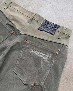 Service OEM – Nouveaux shorts en jean amples pour hommes, style vintage délavé à l'acide, coupe baggy - Product Image 4