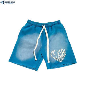 Pantalones Cortos para Hombre, Lisos, de Secado Rápido, Transpirables, Ecológicos, de Algodón y Felpa, con Cordón Ajustable, Bordado, Casuales, Marca Privada - Product Image 4