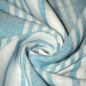 Fouta Serviette Rayée Doux 100% Coton Écologique Serviette de Luxe à Séchage Rapide avec Design de Logo Personnalisé pour la Plage Exportateur en Inde - Product Image 2