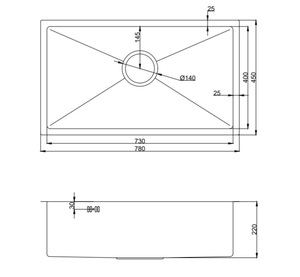 อ่างล้างจานสเตนเลส SUS304 คุณภาพสูง งานแฮนด์เมด แบบฝังใต้เคาน์เตอร์ ราคาดีมากจากเวียดนาม - Product Image 6