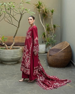 Robes décontractées pakistanaises et indiennes de qualité supérieure pour femmes, Nouveautés 2026, Salwar Kameez en tissu Lawn, ODM 2078 - Product Image 4