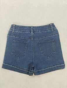 Nouveaux shorts en jean pour femmes, style streetwear printemps-été, coupe ajustée polyvalente, taille mi-haute, décontractés et tendance - Product Image 2