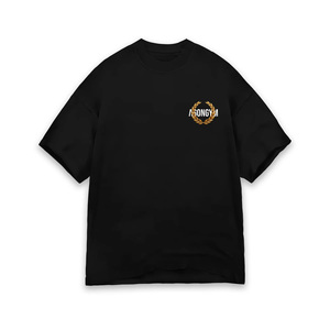 T-shirt Homme Oversize à Épaules Tombantes, T-shirt de Sport Vierge, Impression Personnalisée, Logo, T-shirt Lourd, Coupe Boxy pour Homme - Product Image 1