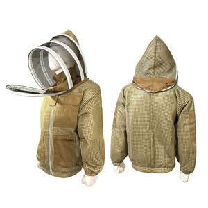 Chaqueta de Apicultura Ventilada de 3 Capas Personalizada, Traje de Apicultor a Prueba de Picaduras, Abrigo de Seguridad con Velo Protector, Transpirable - Product Image 1
