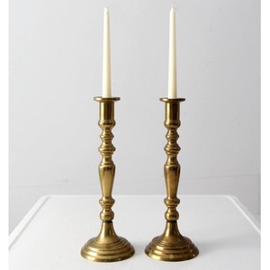 Ensemble de 3 porte-bougie vintage en métal noir, style moderne, pour la décoration de la maison - Product Image 6